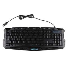ARTSOUND M200 Tricolor Backlight Game Wired PC Keyboard - ArtSound and Lights