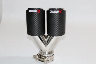 ΔΙΠΛΗ ΑΠΟΛΗΞΗ CARBON ΤΥΠΟΥ AKRAPOVIC