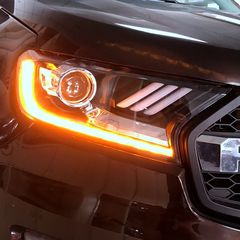 Ford Ranger (T7/T8) 2017+ Εμπρόσθια Φανάρια Led [Mustang Style]