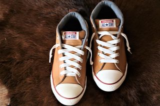 Αυθεντικα Converse ALL STAR Authentic Brown Original Leather Νο38 