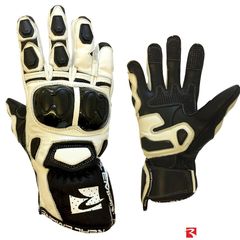 Moto leather gloves