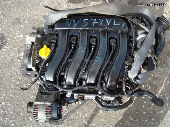 ΚΙΝΗΤΗΡΑΣ RENAULT MEGANE\MODUS\SCENIC 2003-2009  1600CC  {K4M}