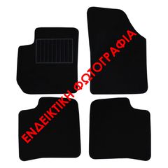 Πατάκια δαπέδου μοκέτας Premium μαύρα για Kia Ceed (III) 4τμχ