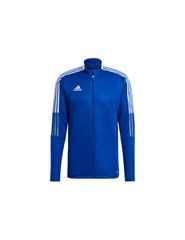 Adidas Tiro 21 Ανδρική Φούτερ Ζακέτα με Τσέπες Μπλε GM7320