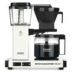 Moccamaster KBG Select - Επαγγελματική Καφετιέρα Φίλτρου Λευκή