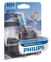 PHILIPS H11 White Vision Ultra 12V 55W 4000K 12362WVUB1 1τμχ