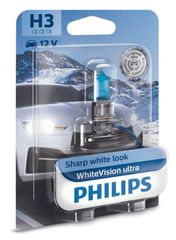 PHILIPS H3 White Vision Ultra 12V 55W 3900K 12336WVUB1 1τμχ