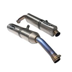 ΣΕΤ ΜΕΤΑΧΕΙΡΙΣΜΕΝΩΝ ΕΞΑΤΜΙΣΕΩΝ AKRAPOVIC FULL SILVER GP R1 2004-2006