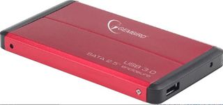 ΘΗΚΗ ΣΚΛΗΡΟΥ ΔΙΣΚΟΥ SATA 2.5" GEMBIRD HDD USB 3 EE2-U3S-2-R ΚΟΚΚΙΝΟ