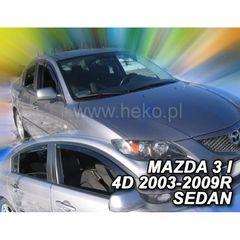 MAZDA 3 4D 08/2003-2009 - ΣΕΤ ΑΝΕΜΟΘΡΑΥΣΤΕΣ (4 ΤΕΜ.)