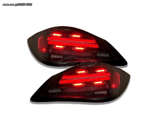 ΦΑΝΑΡΙΑ ΠΙΣΩ LED taillights Porsche Boxster 987.2 09-14 / Cayman 987 09-14 black / smoke with dynamic indicators in 982 Design