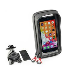 GIVI S958B ΘΗΚΗ ΜΕ ΒΑΣΗ ΤΙΜΟΝΙΟΥ UNIVERSAL ΓΙΑ SMARTPHONE BLACK