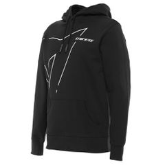 OUTLINE HOODIE DAINESE BLACK/GLACIER-GRAY