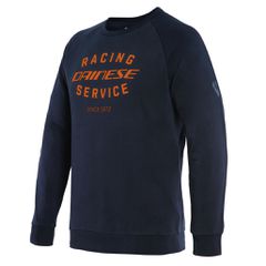 PADDOCK SWEATSHIRT BLACK-IRIS/FLAME-ORANGE