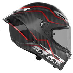 PISTA GP RR AGV E2206 DOT MPLK PERFORMANTE CARBON/RED