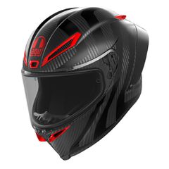 PISTA GP RR AGV E2206 DOT MPLK INTREPIDO MATT CARBON/BLACK/RED