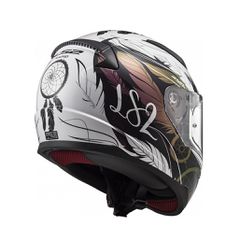 FF353.26 LS2 RAPID II BOHO WHITE/BLACK/PINK-thumb-1