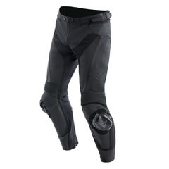 DELTA 4 LEATHER PANTS DAINESE BLACK/BLACK