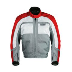 WIND MESH JACKET RICHA GREY/RED