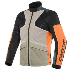 AIR TOURER TEX JKT FROST-GREY/FLAME-ORANGE/BLK