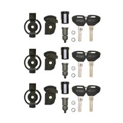 GIVI SL103 ΣΕΤ ΚΛΕΙΔΑΡΙΑ ΑΣΦΑΛΕΙΑΣ ΜΕ ΤΡΙΑ ΚΛΕΙΔΙΑ ΓΙΑ ΒΑΛΙΤΣΕΣ MONOKEY BLACK