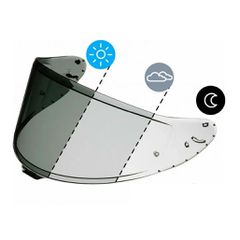ΖΕΛΑΤΙΝΑ SHOEI CWR-F2 PINS (NXR 2/X-SPR PRO) PHOTOCHROMIC