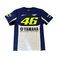 YAMAHA ROSSI T-SHIRT BLUE/BLACK/WHITE