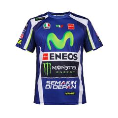 YAMAHA ROSSI DUAL T-SHIRT BLUE