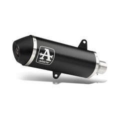 ARROW EXHAUST ALUMINIUM DARK URBAN BLACK STEEL CAP YAMAHA XMAX 125 '21-'24