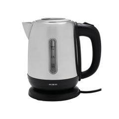 Βραστήρας BLACK & INOX ανοξείδωτος χωρητικότητας 1.2lt με ισχύ 1.630W