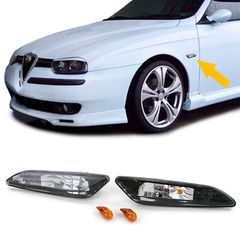 Σετ Πλαϊνά φλας LED ζευγάρι βελτίωσης tuning  LED Διαφανής γυάλινη πλαϊνή ένδειξη για ALFA Romeo 156 97-03
