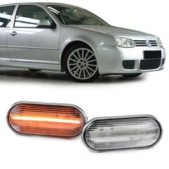 Σετ Πλαϊνά φλας LED ζευγάρι βελτίωσης tuning  LED πλευρικές ενδείξεις της λυχνίας LED είναι καθαρές για το VW Bora Golf Polo T5 Seat Leon Ford Fiesta