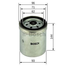 Φίλτρο καυσίμων NISSAN PATHFINDER 2005 - 2010 ( R51 ) BOSCH 1