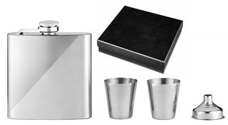 Hip Flask Φλασκί Ποτού με 2 Σφηνοπότηρα (491060) - 180ml