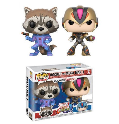 Funko POP! Captain Rocket vs MegaMan X - Marvel vs Capcom (2 PACK) (25831)