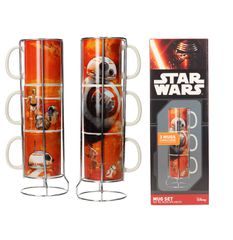 Star Wars: The Force Awakens - BB-8 set of 3 Stacking Mugs