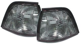 Σετ Πλαϊνά φλας LED ζευγάρι βελτίωσης tuning 2 τεμάχια  LED μαύρο smoke για BMW 3ER E36 Sedan Touring Compact 90-99
