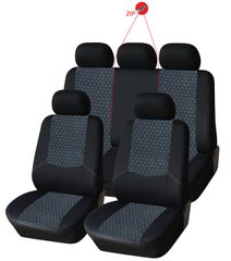 Σετ Καλύμματα Αυτοκινήτου Πολυεστερικό Force Comfort 13τμχ Μαύρο 3Lines 1049050001