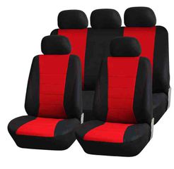 Καλύμματα Καθισμάτων Smart Buy Full Set 11 τεμαχίων Κοκκινο 1-049-06-0003