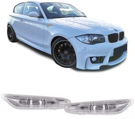 Σετ Πλαϊνά φλας LED ζευγάρι βελτίωσης tuning 2 τεμάχια  LED λευκό ζεύγος για BMW X1 E84 από 09 1er E81 E87 04-12