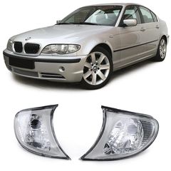 Σετ Πλαϊνά φλας LED ζευγάρι βελτίωσης tuning 2 τεμάχια κρυστάλλων  ζεύγος  δεξιά αριστερά για BMW 3-σειρά E46 σεντάν 01-05