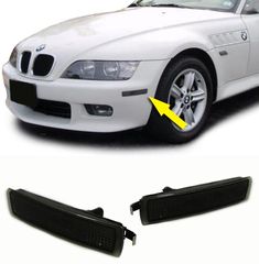 Σετ Πλαϊνά φλας LED ζευγάρι βελτίωσης tuning 2 τεμάχια κρυστάλλων  ζεύγος  Μαύρες πλευρικές ενδείξεις για BMW Z3 από το 1999