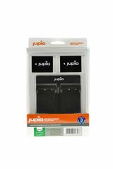 JUPIO KIT 2x BATTERY FUJIFILM NP-W126s 1260mAh + ΔΙΠΛΟΣ ΦΟΡΤΙΣΤΗΣ - 3 ΧΡΟΝΙΑ ΕΓΓΥΗΣΗ