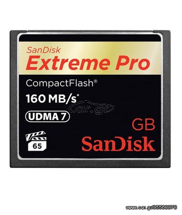 SanDisk Compact Flash Extreme Pro 160/140MBs UDMA7 - 128 GB