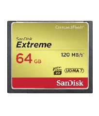 SanDisk Compact Flash Extreme 120/85MBs UDMA7 - 64 GB