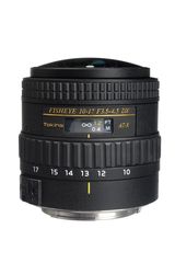 Tokina Lens AT-X 107mm AF NH Fish-Eye 10-17mm F/3.5-4.5 DX (Nikon)