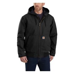 Carhartt Washed duck insulated active jack black