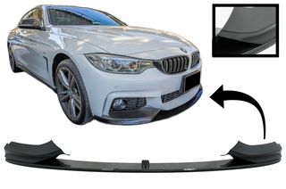 ΕΜΠΡΟΣ ΣΠΟΙΛΕΡ  - Front Bumper Spoiler Lip suitable for BMW 4 Series F32 Coupe F33 Cabrio F36 Grand Coupe (2013-03.2019) M-Performance Design Carbon Film Coating