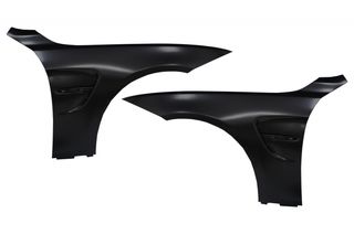 ΦΤΕΡΑ  - Front Fenders suitable for BMW 4 Series F32 F33 F36 (2013-02.2017) Coupe Cabrio Gran Coupe M4 Design Black Intake