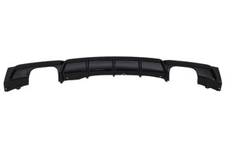 ΠΙΣΩ ΣΠΟΙΛΕΡ  - Rear Bumper Spoiler Valance Diffuser Double Outlet suitable for BMW 3 Series F30 F31 2011-up Limo Touring M Performance Design Brilliant Black Edition